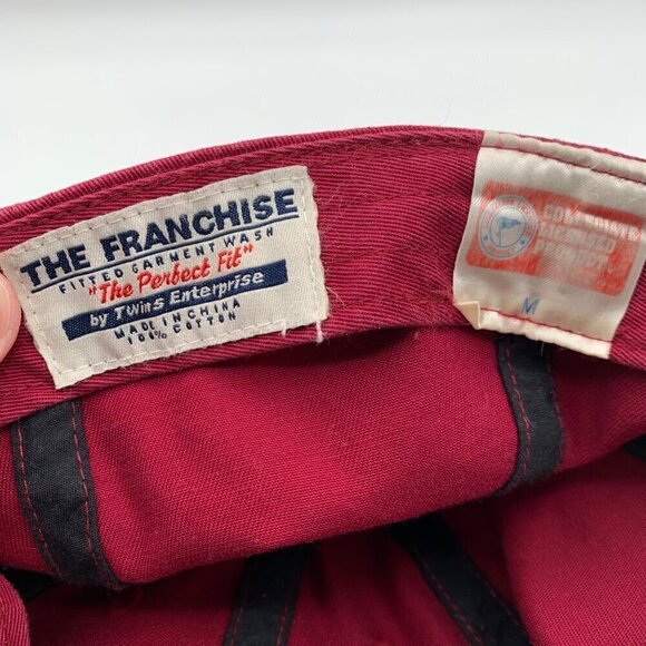 Washington State Cougars NCAA Red Twins Enterprise Franchise Fitted Hat Mens Med - Picture 5 of 5